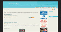 Desktop Screenshot of newtechnoweb.blogspot.com