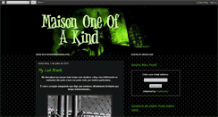 Desktop Screenshot of maisononeofakind.blogspot.com
