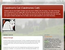 Tablet Screenshot of caedmonscat.blogspot.com