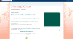 Desktop Screenshot of hackingcisco.blogspot.com