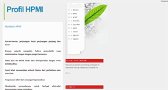 Desktop Screenshot of profil-hpmi.blogspot.com