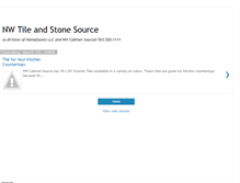 Tablet Screenshot of nwcabinetsource.blogspot.com
