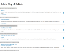 Tablet Screenshot of juliesblogofbabble.blogspot.com