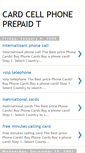 Mobile Screenshot of card-cell-phone-prepaid-t.blogspot.com