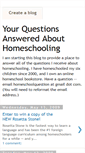 Mobile Screenshot of homeschoolquestions.blogspot.com