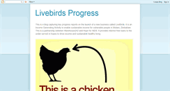 Desktop Screenshot of livebirdsprogress.blogspot.com