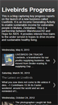 Mobile Screenshot of livebirdsprogress.blogspot.com