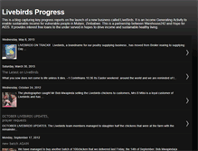 Tablet Screenshot of livebirdsprogress.blogspot.com