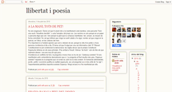 Desktop Screenshot of llibertatipoesia.blogspot.com