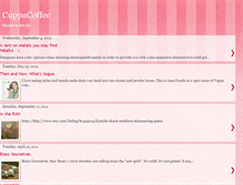 Tablet Screenshot of cuppacoffeejewelry.blogspot.com