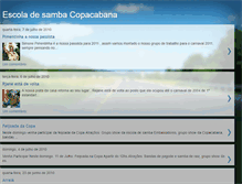 Tablet Screenshot of escoladesambacopacabana.blogspot.com