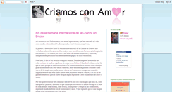 Desktop Screenshot of criamosconamor.blogspot.com