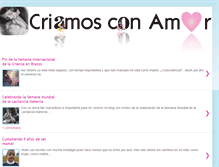 Tablet Screenshot of criamosconamor.blogspot.com