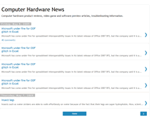 Tablet Screenshot of hardware-news-blog.blogspot.com