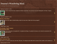 Tablet Screenshot of deannaswonderingmind.blogspot.com