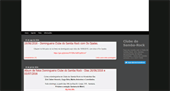 Desktop Screenshot of clubedosambarock.blogspot.com