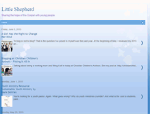 Tablet Screenshot of littleshepherdchildrensbook.blogspot.com