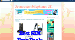 Desktop Screenshot of 3contractmobilephones-uk.blogspot.com