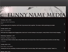 Tablet Screenshot of funnynamemedia.blogspot.com