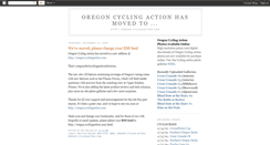 Desktop Screenshot of oregoncyclingaction.blogspot.com