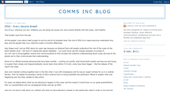 Desktop Screenshot of commsinc.blogspot.com