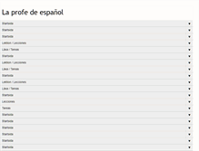 Tablet Screenshot of laprofedespanska.blogspot.com