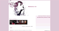 Desktop Screenshot of downloadmeditationcd.blogspot.com