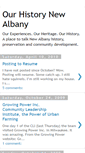 Mobile Screenshot of ourhistorynewalbany.blogspot.com