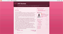 Desktop Screenshot of ahsrockets.blogspot.com