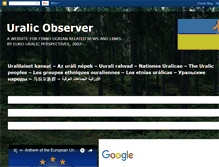 Tablet Screenshot of eurouralic-uralicobserver.blogspot.com