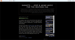 Desktop Screenshot of kanaete-jpop.blogspot.com