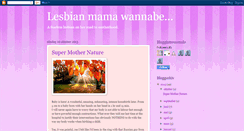 Desktop Screenshot of lesbomamawannabe.blogspot.com