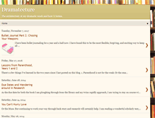 Tablet Screenshot of dramatecture.blogspot.com