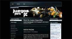 Desktop Screenshot of juegos-varios-descargas.blogspot.com