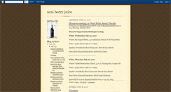 Desktop Screenshot of acaiberryisforyou.blogspot.com