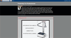 Desktop Screenshot of powerstepforprofessionals.blogspot.com