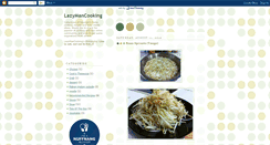 Desktop Screenshot of lazymancooking.blogspot.com