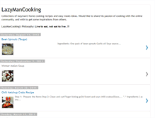 Tablet Screenshot of lazymancooking.blogspot.com