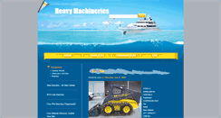 Desktop Screenshot of heavymachinerybysyed.blogspot.com