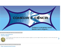 Tablet Screenshot of comediaeciencia.blogspot.com