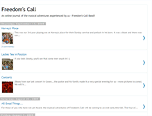 Tablet Screenshot of freedomscallband.blogspot.com