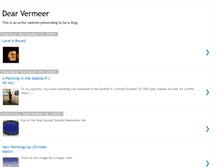 Tablet Screenshot of dearvermeer.blogspot.com