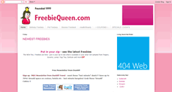 Desktop Screenshot of freebiequeen.blogspot.com