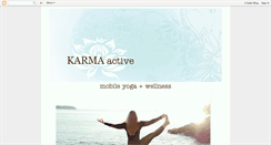 Desktop Screenshot of karmaactive.blogspot.com