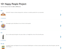 Tablet Screenshot of 101happypeopleproject.blogspot.com