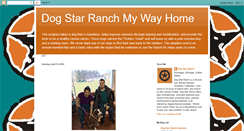 Desktop Screenshot of dogstarranchmywayhome.blogspot.com