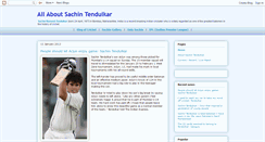 Desktop Screenshot of aboutsachintendulkar.blogspot.com