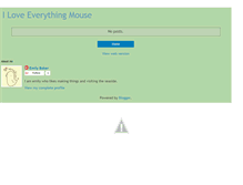 Tablet Screenshot of iloveeverythingmouse.blogspot.com