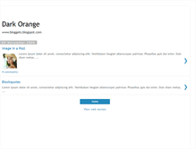 Tablet Screenshot of dark-orange-bloggets.blogspot.com