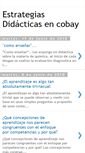 Mobile Screenshot of estrategiasdidacticasenelcobay.blogspot.com
